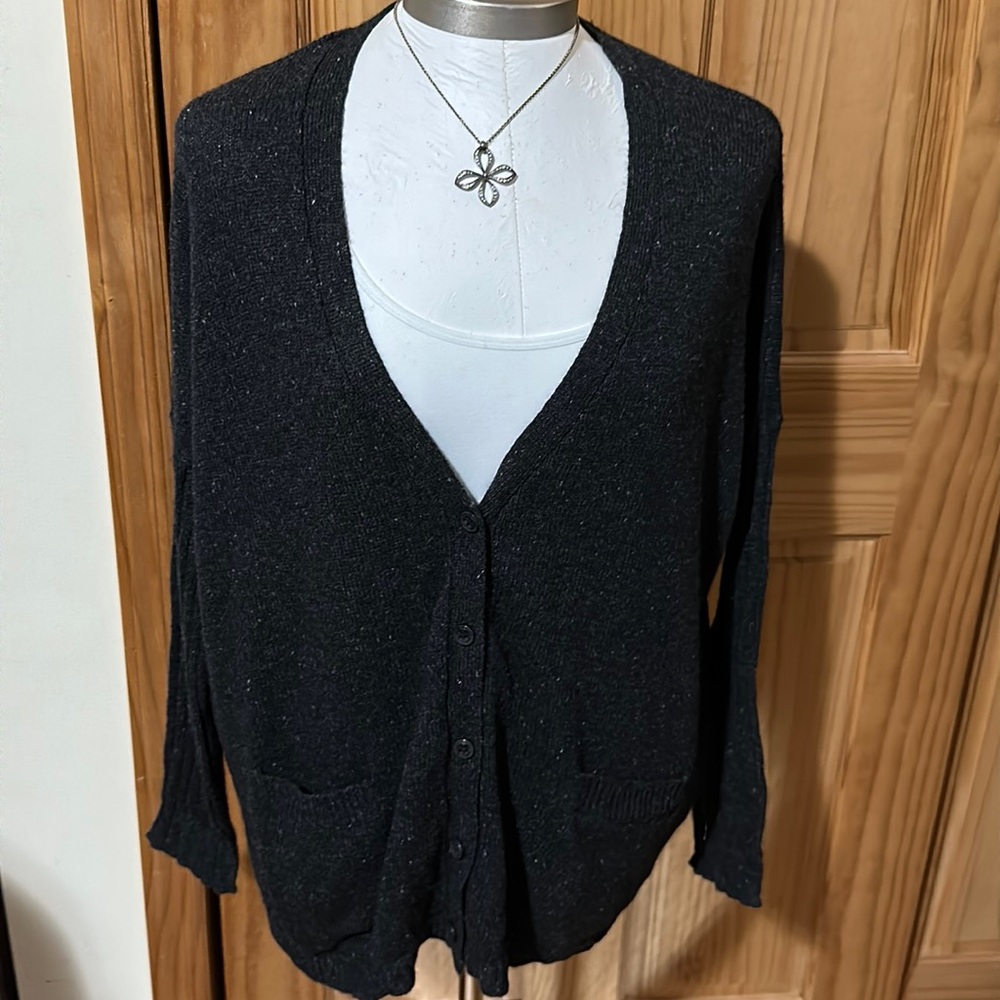 DESIGN HISTORY PEPPERCORN SMALL BUTTON DOWN  CARDIGAN NWT
